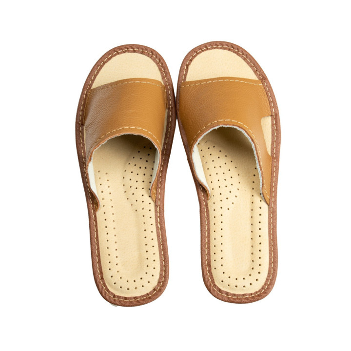 100 % Leder-Hausschuhe für Damen, Premium-Produkt, geformte Damenschuhe