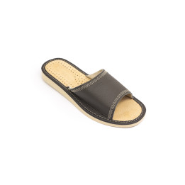 Damenpantoffeln aus 100 % Leder, PREMIUM-PRODUKT, hochwertiges Leder