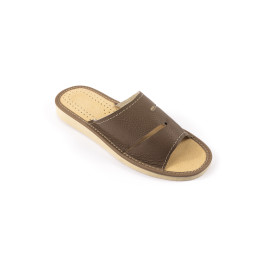 Hochwertige Damen-Lederslipper, bequeme Hausschuhe aus 100 % Leder