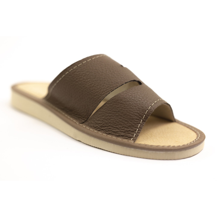Hochwertige Damen-Lederslipper, bequeme Hausschuhe aus 100 % Leder