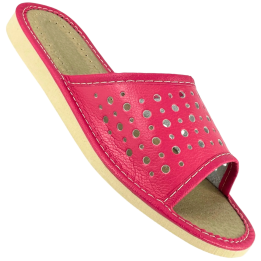 Rosa, günstige Hausschuhe, bequeme Damenschuhe