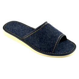 Kapcie damskie z wolnymi palcami, pantofle damskie domowe z filcu