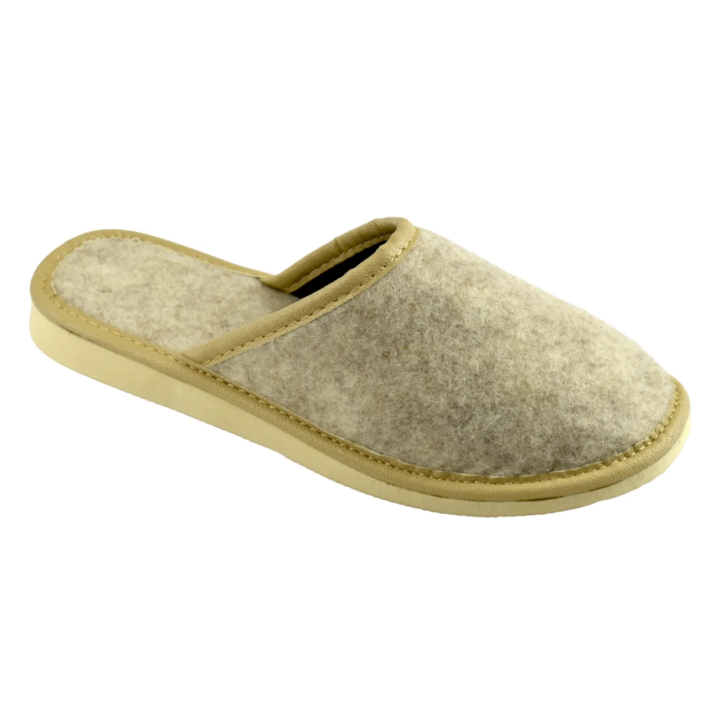 Natürliche und stilvolle Hausschuhe für Damen, Damenschuhe aus Filz