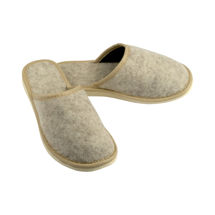 Natürliche und stilvolle Hausschuhe für Damen, Damenschuhe aus Filz