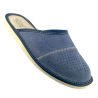 Graue Herren-Hausschuhe aus Wildleder, Herren-Pantoffeln aus Veloursleder