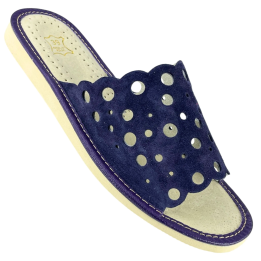 Violette Damenschuhe, bequeme Damenschuhe aus Wildleder