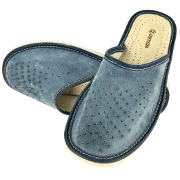 Bequeme Herren-Pantoffeln aus Wildleder