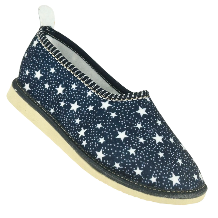 Damen-Bergschuhe, Pantoffeln mit Ferse, dunkelblau