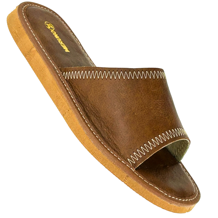 Bequeme Damen-Lederpantoffeln – leichte Hausschuhe