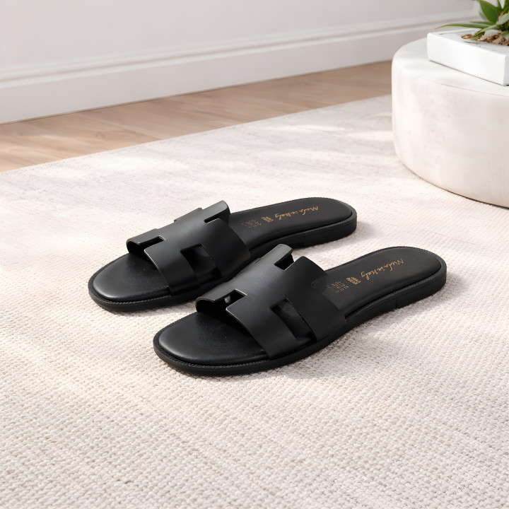 Damen-Pantoletten mit offenen Zehen Damenschuhe Schuhe