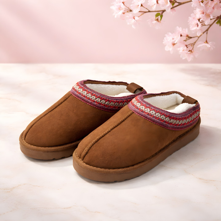 Warme Damenschuhe – Bequeme Hausschuhe