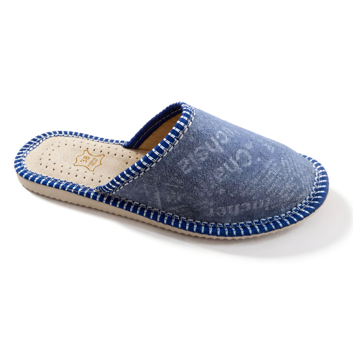Blaue Damenslipper – bequeme Hausschuhe für jede Jahreszeit