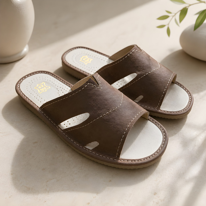 Premium-Lederpantoffeln für Herren – Eleganz und Komfort für jeden Tag